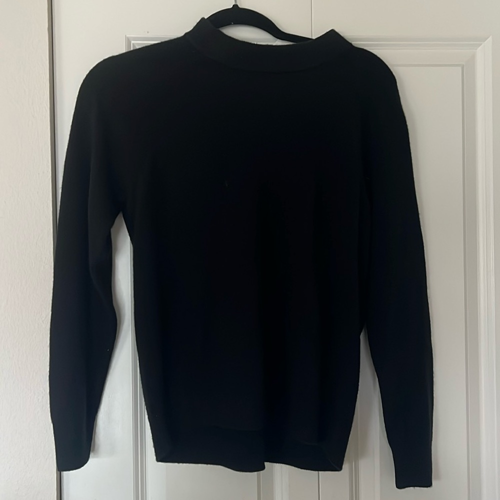 Karen Scott Size Small Black Sweater